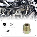 X Autohaux 10pcs Motorcycle Brake Line Tube Fittings 2 20 Unf For 1 4 Hydraulic Lines Union Durable Pipe Connector