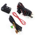 Auto Dynasty Amber Lens Bumper Driving Fog Light Lamp W Switch Compatible With Honda Civic Sedan 4-door 1992-1995