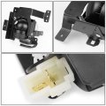 Auto Dynasty Amber Lens Bumper Driving Fog Light Lamp W Switch Compatible With Honda Civic Sedan 4-door 1992-1995