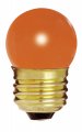 Satco S3610 7 5 Watt S11 Incandescent Ceramic Orange 2500 Average Rated Hours Medium Base 120 Volts 