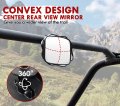Sautvs Center Rear View Mirror And Sides Kit For Yamaha Wolverine X2 X4 Convex Mirror Adjustable Folding Mirrors X4 2018-2020