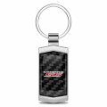 Ipick Image Real Black Carbon Fiber Chrome Metal Case Key Chain Official Licensed For Chevrolet Camaro Ss