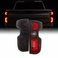 Akkon Fits 2019 2020 2021 2022 Chevy Silverado 1500 Incandescent Type Led Black Smoked Tail Lights Brake Lamp Pair Driver 