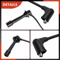 A-premium Ignition Spark Plug Wires Set Of 4 Compatible With Mazda Miata 1990997 1999-2000 1 6l 1 8l