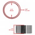 Caltric Muffler Gaskets Set Compatible With Kawasaki Ninja Zx-6r Zx636 Zx6r 2016 2017 2018 2019 2020
