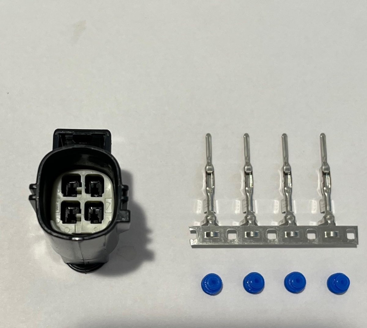 Connector Terminals And Seals For Wpt 1012 9u2z 14s411 Pa Windshield Wiper Motor Radio Amplifier 4 Pole Male Sealed System