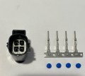 Connector Terminals And Seals For Wpt 1012 9u2z 14s411 Pa Windshield Wiper Motor Radio Amplifier 4 Pole Male Sealed System 