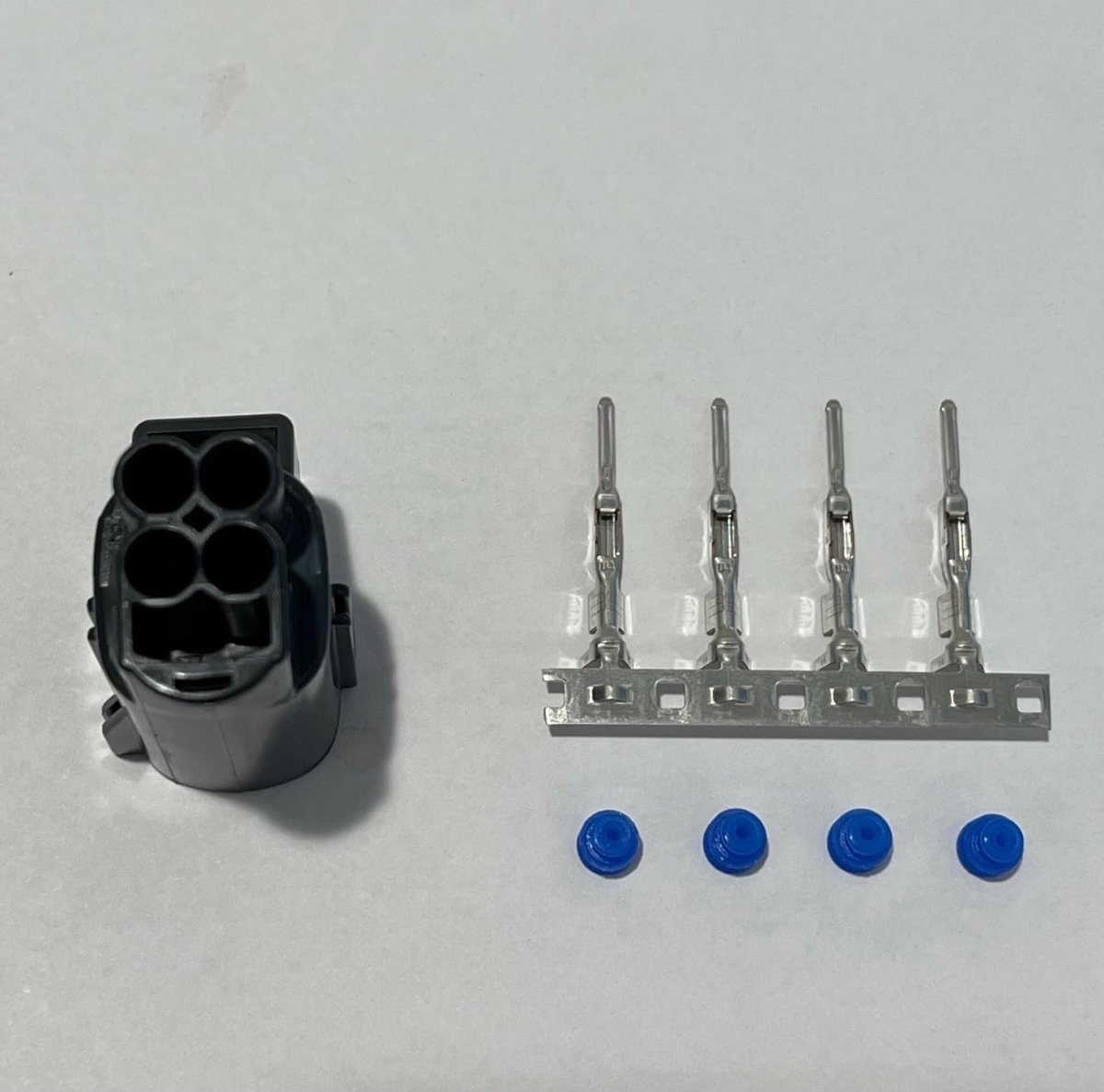 Connector Terminals And Seals For Wpt 1012 9u2z 14s411 Pa Windshield Wiper Motor Radio Amplifier 4 Pole Male Sealed System