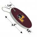 Graphics More Loyola University Chicago Primary Logo Floating Keychain Oval Foam Fishing Boat Buoy Key Float