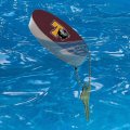 Graphics More Loyola University Chicago Primary Logo Floating Keychain Oval Foam Fishing Boat Buoy Key Float