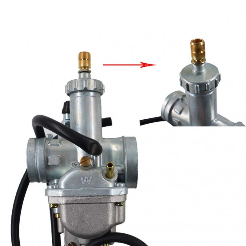 Carburetor Carb With Inline Fuel Filter Replacement For Kawasaki Bayou 250 Klf250a 2003-2011 15003-1080