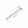 Uxcell Spiral Deck Nails Stainless Steel Nail Shank 51mmx3mm Lxd 50 Pcs