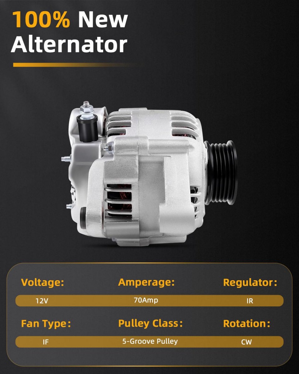Alternator 13482 Fit For Geo Prizm Toyota Corolla 1993 1994 1995 1996 1997 Automotive Replacement Alternators