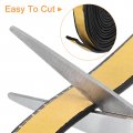Uxcell Weather Stripping 3 8 W X 5 64 T 26ft L Adhesive Door Window Seal Strip Foam Tape For Doors Insulation