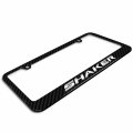 Ipick Image Made For Dodge Challenger Shaker Black Real 3k Carbon Fiber Glossy Finish License Plate Frame