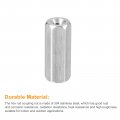 Uxcell M3 X 0 5-pitch 16mm Length Coupling Nuts 5pcs 304 Stainless Steel Metric Hex Rod