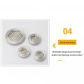 Round Air Vent Stainles Steel Ventilation Grille Cover For Bathroom Home Office Kitchen 53mm 10pcs