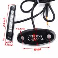 Httmt- Led Mirror Block Off Base Plate Compatible With Cbr 600 F4 F4i 900 Rr 929 954 1000rr P N Mt222-008a-cbr