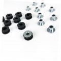 Callaron Mounting Hole Absorption 1 Set Windshield Rubber Band Washer Gasket Motorcycle Damping Bushing Shell Pad Sealing Ring