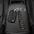 Tongluoye Colorful Dragonflies Keychain Wristlet For Women Portable Trendy Lanyards Keys Soft And Comfortable To Touch Suitable