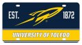 Toledo Rockets Metal License Plate 