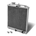 Honda D156 8 5l 6l 1 8l I4 At 2-row Dual Double Core T-6061 Aluminum Radiator 