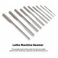 Waltyotur 10pcs Hss H7 Chucking Reamer Set 3-12mm Straight Shank Machine Cutter Milling Kit For Lathe
