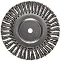 Weiler 08135 Standard Twist Knot Wire Wheel 014 Steel Fill 5 8 Arbor Hole 