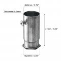Uxcell Emt Coupling 20mm 13 16 Inch Set Screw Conduit Fittings 47mm Length Electrical Pipe Connector 0 6mm Wall Thick 25pack
