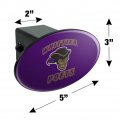 Whittier College Poets Logo Oval Tow Hitch Cover Trailer Plug Insert 2