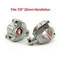 Tc-motor 7 8 22mm Handlebar Risers Mount Bracket Clamp Taper Handle Bar Riser For 47cc 49cc Mini Moto Dirt Bike