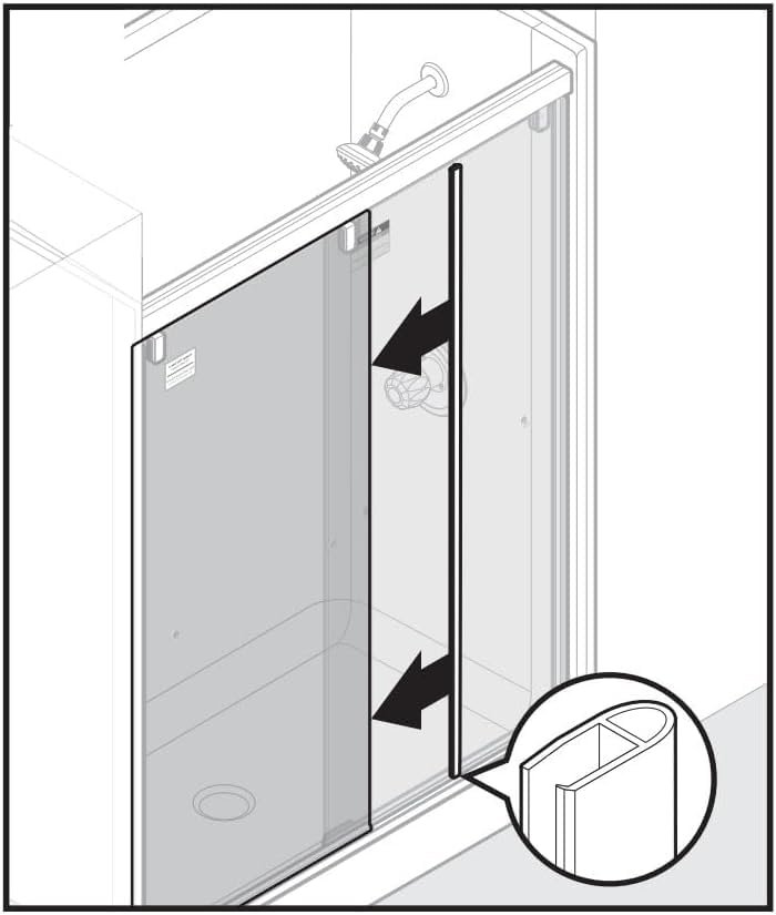 Universal Clear Polycarbonate U Channel With Soft Vinyl Bulb Seal For 5 16 In 3 8 And 1 2 Glass 73 Long Agt4305-73