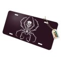 Graphics More Creepy Bone Skeleton Spider Novelty Metal Vanity Tag License Plate