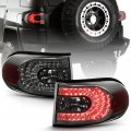 Smoked 2007-2014 Toyota Fj Cruiser Led Tail Taillights Lights Brake Taillamp Lamps Driver Passsenger Side 