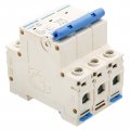 Baomain 3 Pole Miniature Circuit Breaker Dz47-63 50a 400v 4 Ka Ac 3p Din Rail Mount Mcb C50 50 Amp