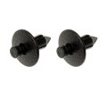 Push Rivet Cowl Retainers For Toyota Celica 1990 1991 1992 1993 Nylon Black 6 66mm Center Groove 18mm Head Diameter 2 Pieces 