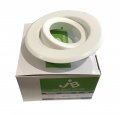4-inch Line Voltage Trim Recessed Light Fit Halo Juno Adjustable Gimbal Ring White