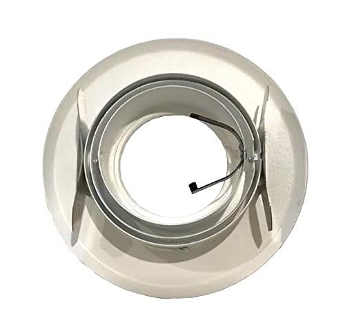 4-inch Line Voltage Trim Recessed Light Fit Halo Juno Adjustable Gimbal Ring White
