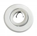 4-inch Line Voltage Trim Recessed Light Fit Halo Juno Adjustable Gimbal Ring White 