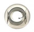 4-inch Line Voltage Trim Recessed Light Fit Halo Juno Adjustable Gimbal Ring White
