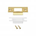 Uxcell Door Strike Plate 68mm X 39mm 201 Stainless Steel Latch Deadbolt For Frame Jamb Gold