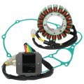 Stator Coil Rectifr Gasket For Honda 1998-2002 Vt1103 Shadow Aero 1995-1999 Vt1100c2 C E 1998-2001 Vt1100 Vt1100t A C E Tour