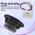 4 Pack Plug And Play Car Door Speaker Wiring Harness Adapter Connector Replacement Fit For 2001-2014 Rav4