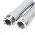 Httmt- 7 8 Motorcycle Chrome Spike Handle Grips Compatible With H-d Road King Ultra Touring Vtx 1800 Yamah Star