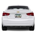 Chevrolet Impala License Plate Frame Real Carbon Fiber Finish Abs Plastic 3d Embossed Logo Universal Fit 12 In X 6 Black