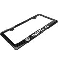 Chevrolet Impala License Plate Frame Real Carbon Fiber Finish Abs Plastic 3d Embossed Logo Universal Fit 12 In X 6 Black