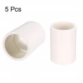Uxcell 25mm Straight Pvc Pipe Fitting Coupling Adapter Connector 5 Pcs