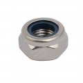 Uxcella 12pcs M10 X 1 25mm Pitch Metric Fine Thread 304 Stainless Steel Hex Lock Nuts