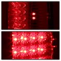 Acanii For 2000-2006 Chevy Suburban 1500 2500 Tahoe Red Clear Led Tail Lights Brake Lamps Driver Passenger Side