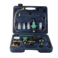 Coolant System Vacuum Refill Kit Abs Copper Aluminum Radiator Pressure Leak Tester 15 Piece Set With Universal Fitting For Most 